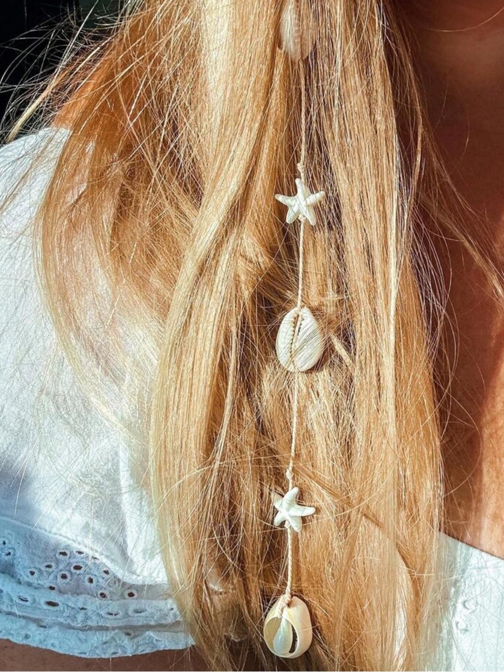 Beach Shell Hair Charm Extension (1pc)